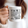 Achtung Probleme Chemielaborantin | Laborantin | Chemie - Tasse Weiss - Kaffeetasse / Geschenk / Familie