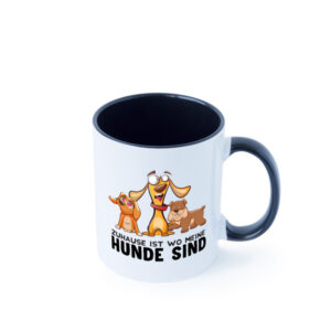 Meine Hunde | Spruchtasse | lustige Hundetasse | Motiv Farbige Tasse - Kaffeetasse / Geschenk / Familie