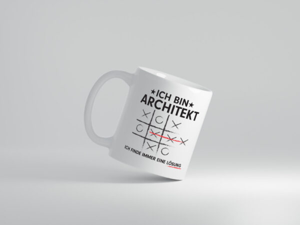 Lösung Finden: Architekt | Architektur Büro - Tasse Weiss - Kaffeetasse / Geschenk / Familie