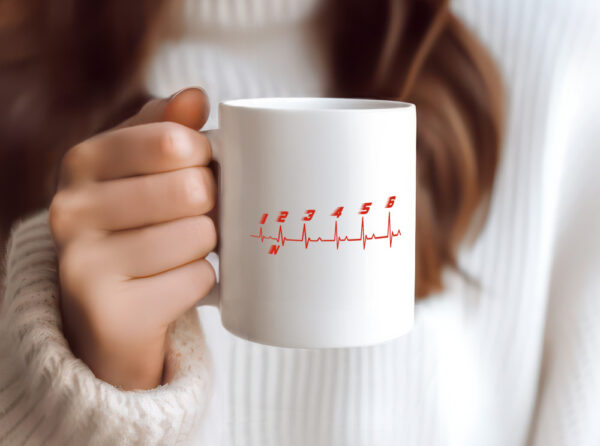 Motorrad | Biker | Gänge | Motorsport | Bikerclub - Tasse Weiss - Kaffeetasse / Geschenk / Familie