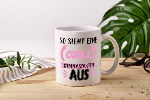 Coole Gymnasiastin | Mädchen Tasse | Schülerin - Tasse Weiss - Kaffeetasse / Geschenk / Familie