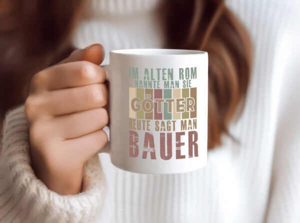 Heute sagt man: Bauer | Bauernhof | Landwirtschaft - Tasse Weiss - Kaffeetasse / Geschenk / Familie