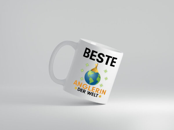 Welt Beste Anglerin | Angeln | Fischerin - Tasse Weiss - Kaffeetasse / Geschenk / Familie