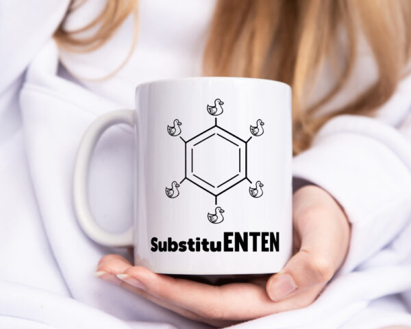 SubstituENTEN | Chemie | Wissenschaft | Science | Physik - Tasse Weiss - Kaffeetasse / Geschenk / Familie