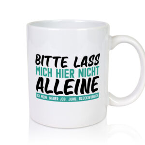 Hirn Regnen | Neuer Job | Abschiedsgeschenk| Jobwechsel - Tasse Weiss - Kaffeetasse / Geschenk / Familie