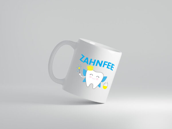 Zahnfee | Kinder | Zahn Verloren - Tasse Weiss - Kaffeetasse / Geschenk / Familie