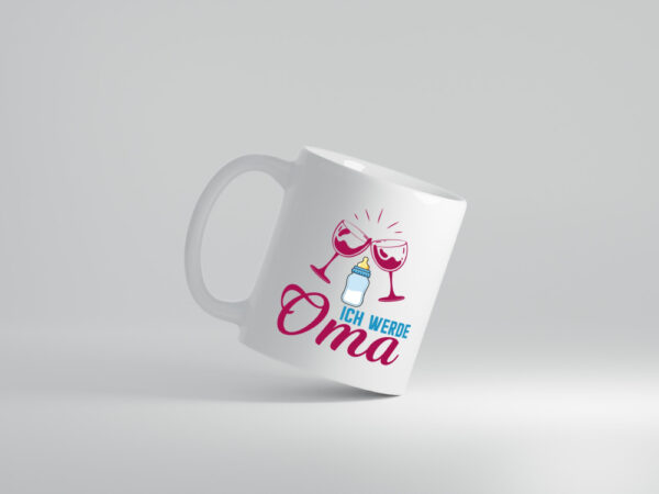 Ich werde Oma | Ankündigung | Oma | Schwangerschaft - Tasse Weiss - Kaffeetasse / Geschenk / Familie