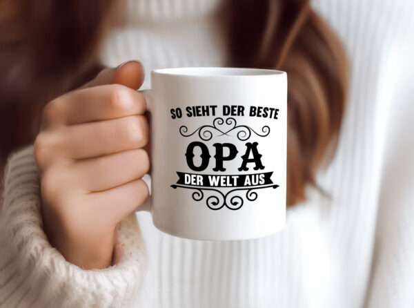 Der Beste Opa | Großvater | Enkel | Beste Opa - Tasse Weiss - Kaffeetasse / Geschenk / Familie
