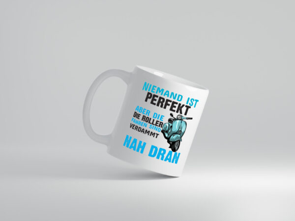 Rollerfahrer | Tasse Mofa | Moped | Roller | Spruch - Tasse Weiss - Kaffeetasse / Geschenk / Familie