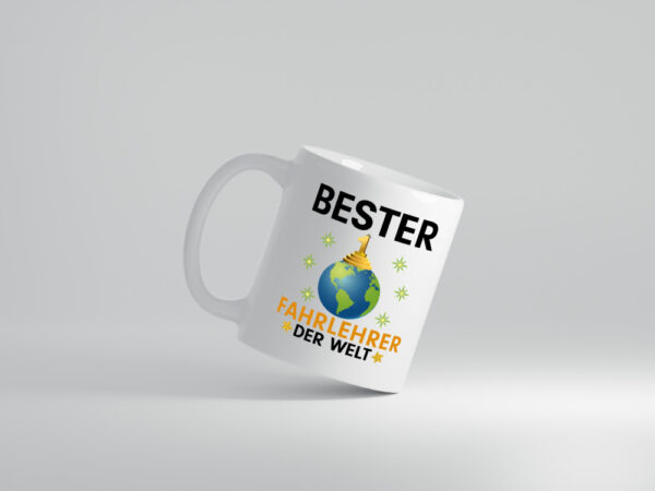 Welt Bester Fahrlehrer | Fahrschule - Tasse Weiss - Kaffeetasse / Geschenk / Familie
