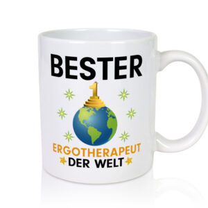 Welt Bester Ergotherapeut | Ergotherapie - Tasse Weiss - Kaffeetasse / Geschenk / Familie