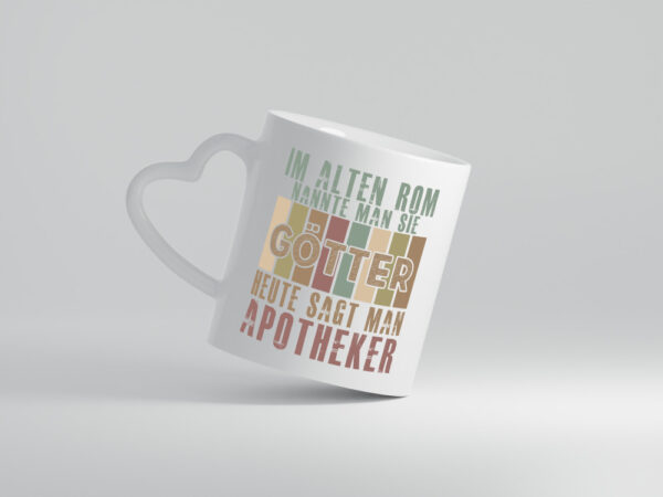 Heute sagt man: Apotheker | Apotheke | Pharmazie - Herzhenkel Tasse - Kaffeetasse / Geschenk / Familie