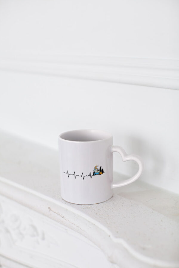 Camping Liebe | Wohnmobil | Camper | Campingurlaub - Herzhenkel Tasse - Kaffeetasse / Geschenk / Familie