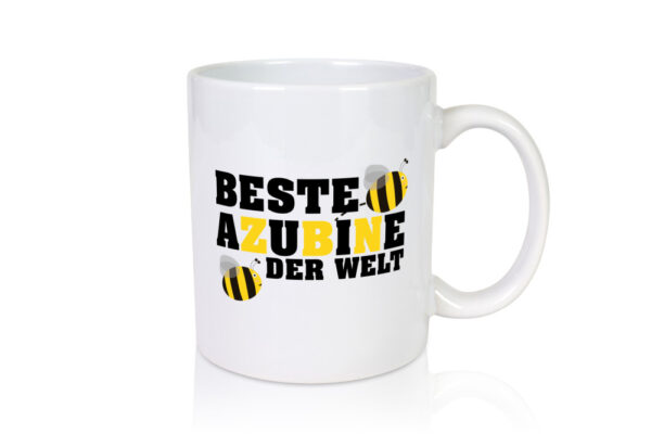 Azubine | Ausbildung Tasse | Auszubildende | Biene - Tasse Weiss - Kaffeetasse / Geschenk / Familie