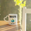 Welt Beste Betriebswirtin | Betriebswirtschaft - Herzhenkel Tasse - Kaffeetasse / Geschenk / Familie