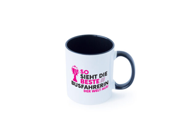 Die Weltbeste Busfahrerin | Berufsfahrer | Fahrerin Farbige Tasse - Kaffeetasse / Geschenk / Familie