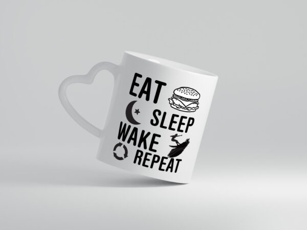 Wakeboard | Surfliebhaber | Surfer | Surferin - Herzhenkel Tasse - Kaffeetasse / Geschenk / Familie