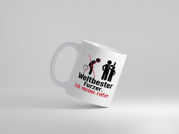 Weltbester Furzer | Bester Vater | Humor - Tasse Weiss - Kaffeetasse / Geschenk / Familie