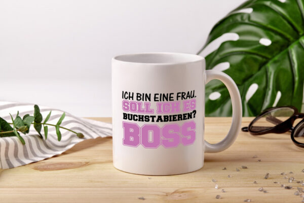 Ich bin der Boss - Tasse Weiss - Kaffeetasse / Geschenk / Familie