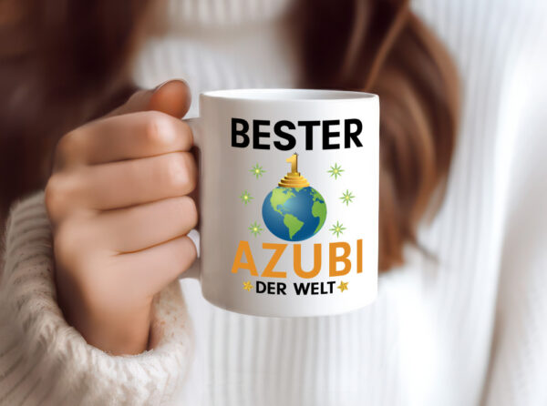 Welt Bester Azubi | Ausbildung | Lehre | Lehrling - Tasse Weiss - Kaffeetasse / Geschenk / Familie