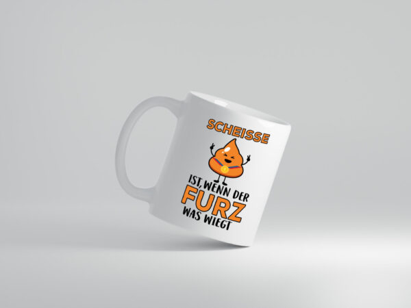 Scheisse ist - Tasse Weiss - Kaffeetasse / Geschenk / Familie