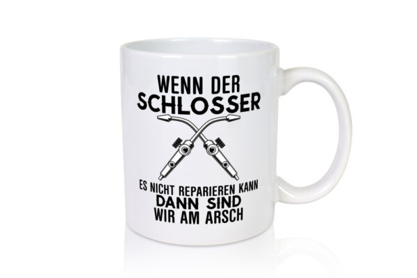 Der Schlosser - Tasse Weiss - Kaffeetasse / Geschenk / Familie