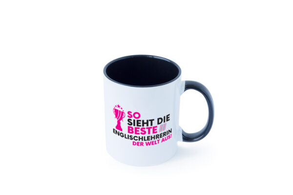 Die Weltbeste Englischlehrerin | Englisch Lehrerin Farbige Tasse - Kaffeetasse / Geschenk / Familie