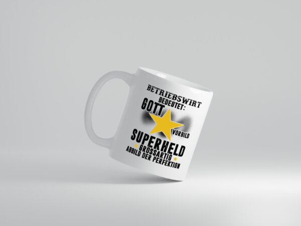 Bedeutung von Betriebswirt | Betriebswirtschaft - Tasse Weiss - Kaffeetasse / Geschenk / Familie