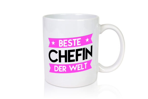 Beste Chefin | Führungskraft | Vorgesetzte - Tasse Weiss - Kaffeetasse / Geschenk / Familie