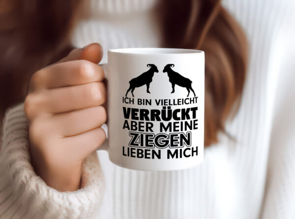 Meine Ziegen | Hirte Tasse | Bauernhof | Hirtin | Bauer - Tasse Weiss - Kaffeetasse / Geschenk / Familie