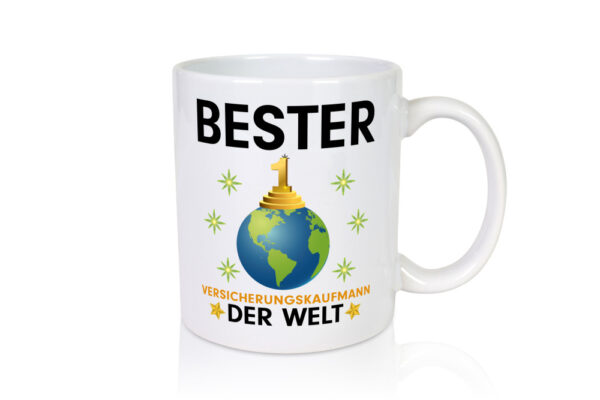 Welt Bester Versicherungskaufmann | Kaufmann - Tasse Weiss - Kaffeetasse / Geschenk / Familie