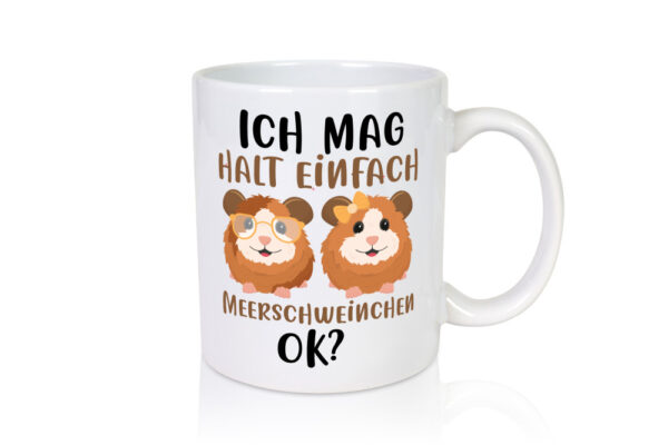 Ich mag Meerschweinchen - Tasse Weiss - Kaffeetasse / Geschenk / Familie