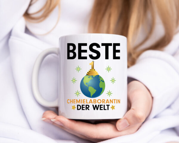 Welt Beste Chemielaborantin | Laborantin | Chemie - Tasse Weiss - Kaffeetasse / Geschenk / Familie