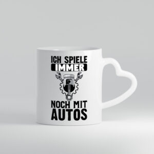 Autoschrauber Tasse | Mechaniker Humor | KFZ Spruch - Herzhenkel Tasse - Kaffeetasse / Geschenk / Familie