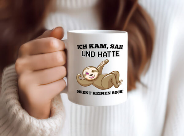 Ich hab kein Bock - Tasse Weiss - Kaffeetasse / Geschenk / Familie