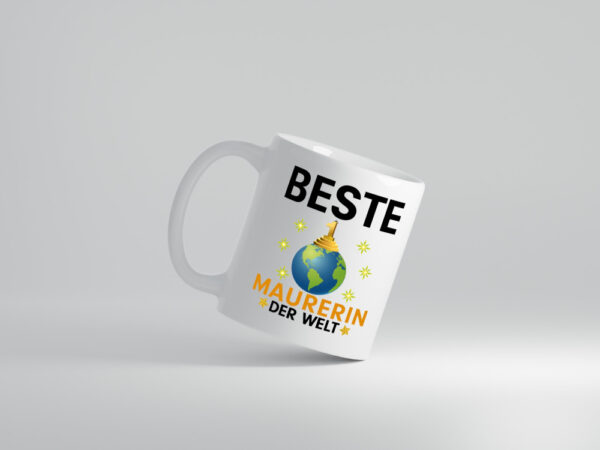 Welt Beste Maurerin - Tasse Weiss - Kaffeetasse / Geschenk / Familie