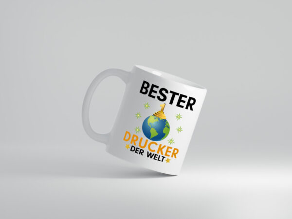 Welt Bester Drucker | Druckerei | Print Medien - Tasse Weiss - Kaffeetasse / Geschenk / Familie