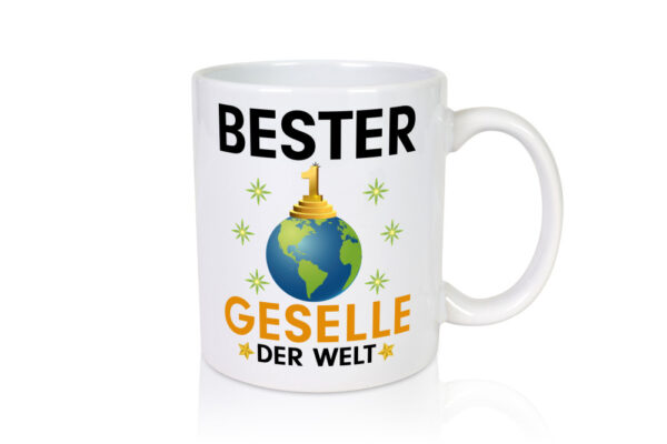 Welt Bester Geselle | Handwerker - Tasse Weiss - Kaffeetasse / Geschenk / Familie