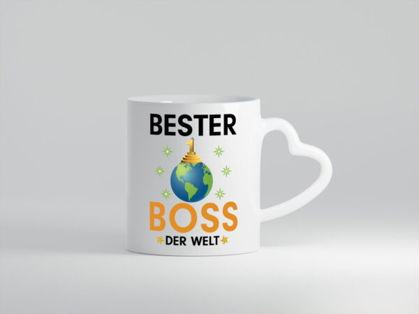 Welt Bester Boss | Führungskraft | Vorgesetzter - Herzhenkel Tasse - Kaffeetasse / Geschenk / Familie