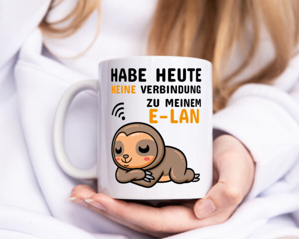 Keine Verbindung - Tasse Weiss - Kaffeetasse / Geschenk / Familie