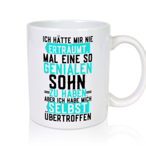 Wundervoller Sohn | Liebe | Papa | Vatertag | Humor - Tasse Weiss - Kaffeetasse / Geschenk / Familie