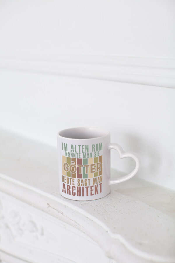 Heute sagt man: Architekt | Architektur Büro - Herzhenkel Tasse - Kaffeetasse / Geschenk / Familie