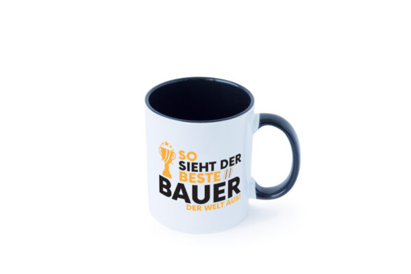 Der Weltbeste Bauer | Bauernhof | Landwirtschaft Farbige Tasse - Kaffeetasse / Geschenk / Familie