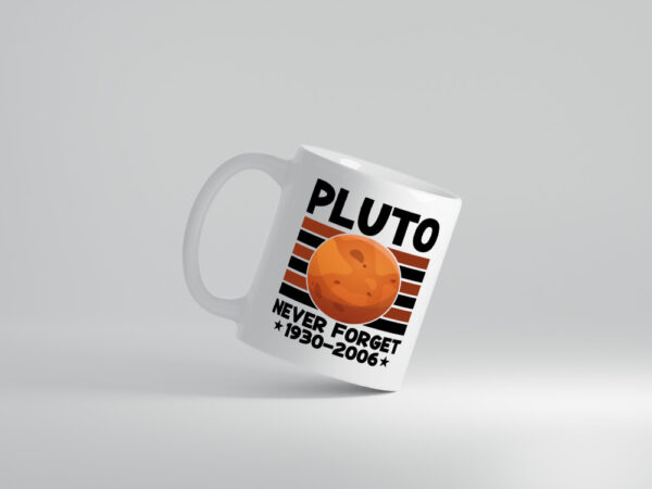 Pluto | Planet | Never forget | Astronomie | Nerd | Space - Tasse Weiss - Kaffeetasse / Geschenk / Familie