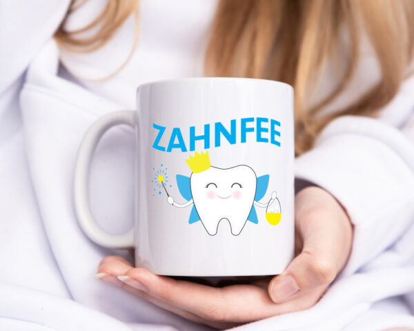 Zahnfee | Kinder | Zahn Verloren - Tasse Weiss - Kaffeetasse / Geschenk / Familie