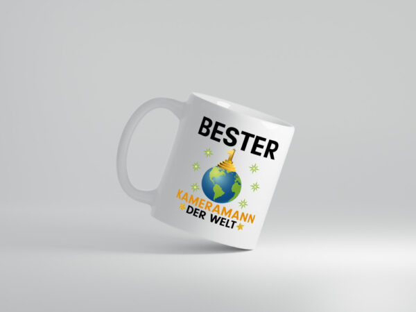 Welt Bester Kameramann | Kamera - Tasse Weiss - Kaffeetasse / Geschenk / Familie