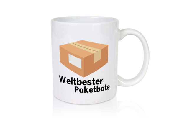 Weltbester Postbote | Paketlieferant | Postbote - Tasse Weiss - Kaffeetasse / Geschenk / Familie