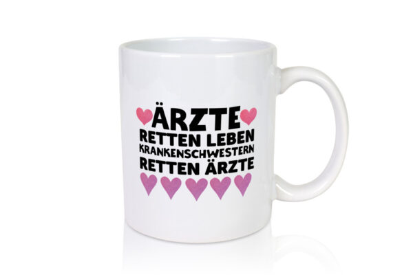 Krankenschwester Tasse | Beruf | Krankenhaus Humor - Tasse Weiss - Kaffeetasse / Geschenk / Familie