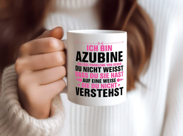 Löse Probleme: Anglerin | Angeln | Fischerin - Tasse Weiss - Kaffeetasse / Geschenk / Familie