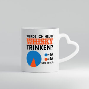 Whisky Tasse | Whisky Trinker | Männer Spruch | Humor - Herzhenkel Tasse - Kaffeetasse / Geschenk / Familie